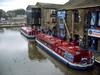 Disembarking from The Boat Trip on the Leeds Liverpool Canal